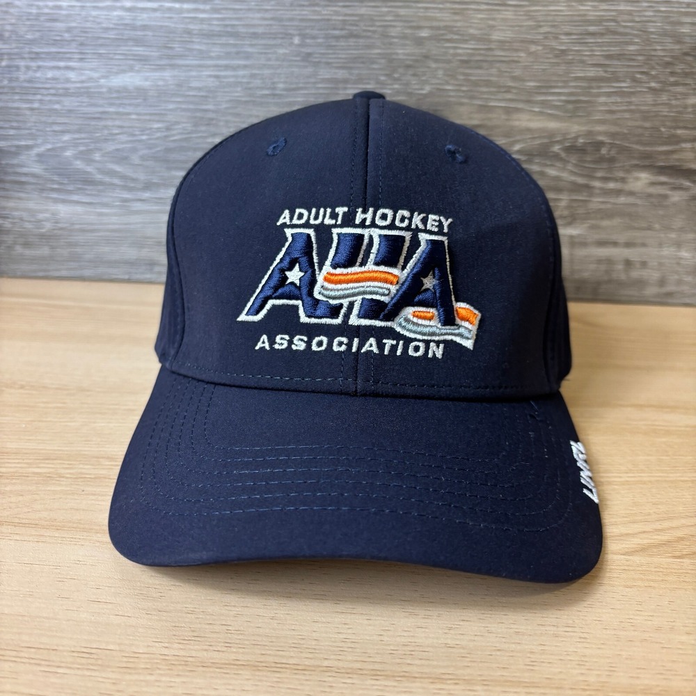 UNRL Hat‎ Cap Snap Back Blue Adult Hockey Association Performance
